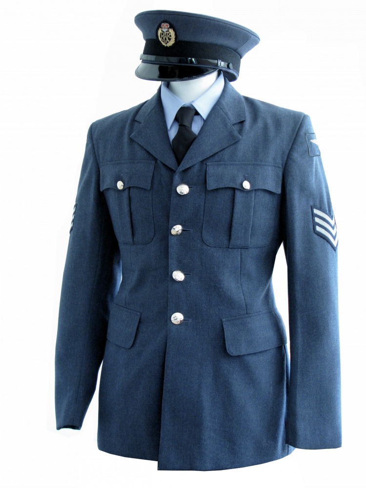 Men's 1940s Wartime RAF Uniform Jacket Chest 36" Image